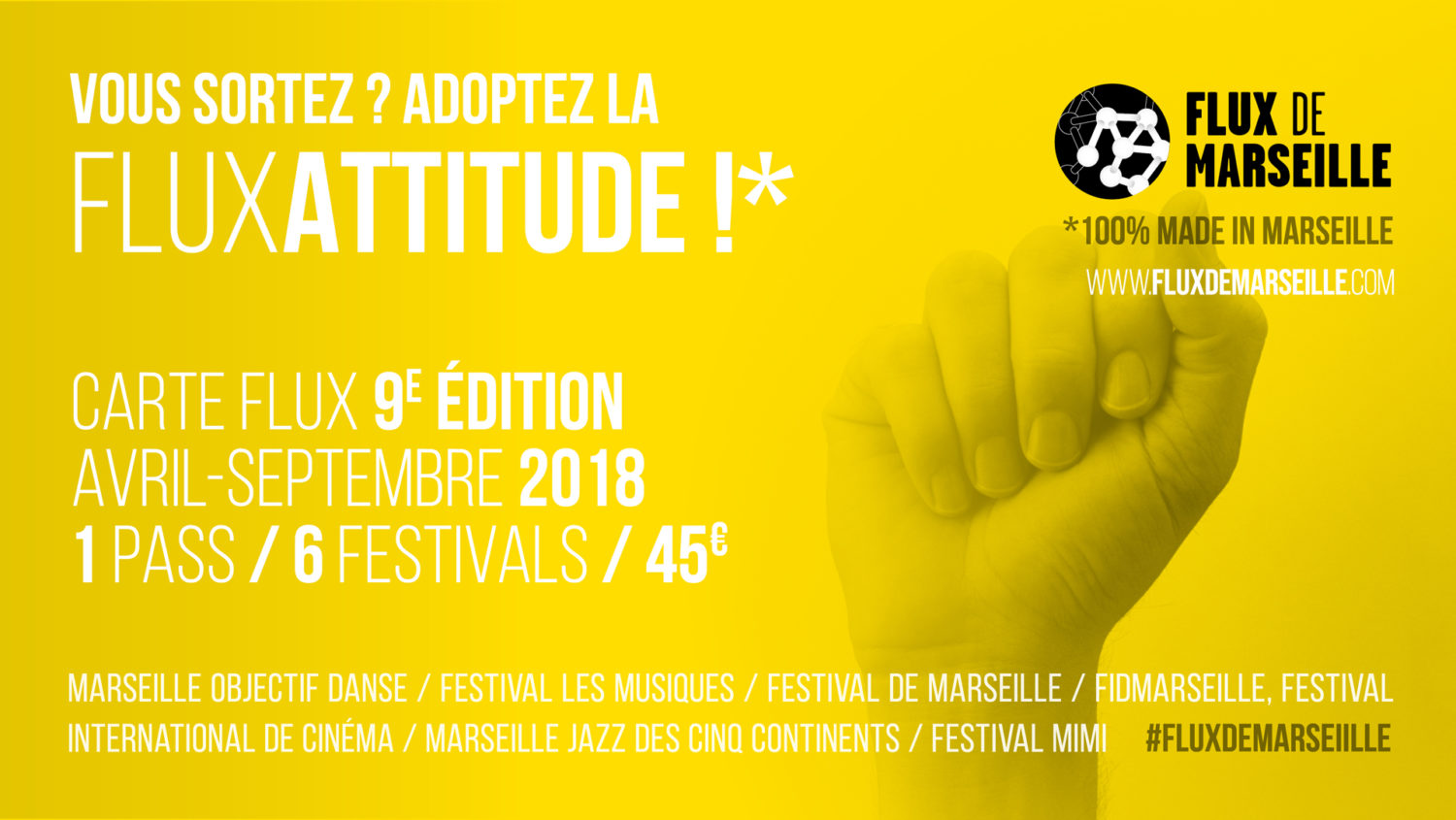Carte Flux 2018 — GMEM Marseille