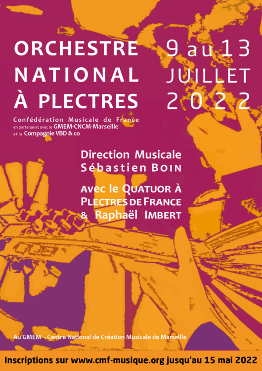 Orchestre national à plectres de France – CMF — GMEM Marseille